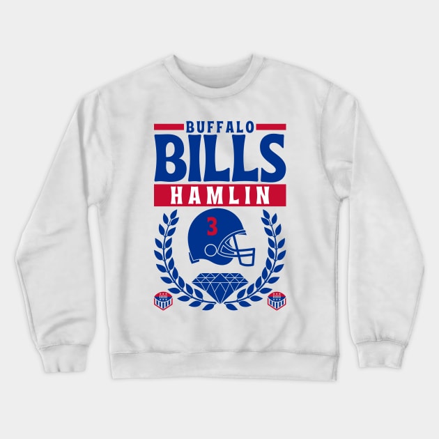 Buffalo Bills Hamlin 3 Edition 3 Crewneck Sweatshirt by Astronaut.co